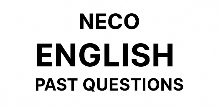 NECO English past questions PDF 