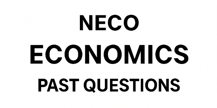 NECO Economics past questions pdf